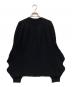 ISSEY MIYAKE（イッセイミヤケ）の古着「CONCRETION TOP ニット カットソー」｜ブラック