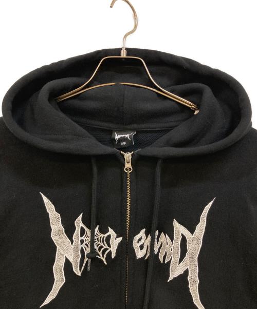 Noremid（ノーリミッド）Noremid (ノーリミッド) ジップパーカー ブラック サイズ:Ｌの古着・服飾アイテム