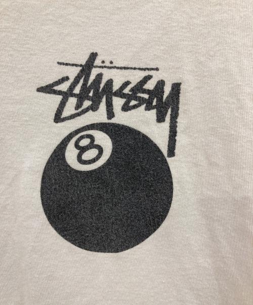 stussy（ステューシー）stussy (ステューシー) 8 Ball Tee ホワイト サイズ:Ｌの古着・服飾アイテム