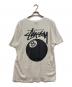 stussy (ステューシー) 8 Ball Tee ホワイト サイズ:Ｌ：11000円