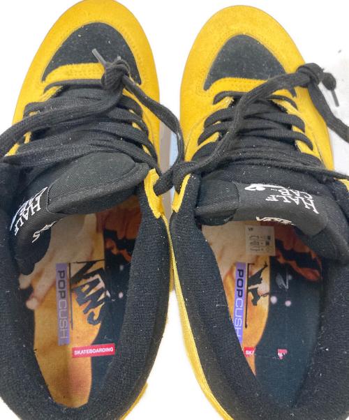 VANS（ヴァンズ）VANS (ヴァンズ) Bruce Lee (ブルースリー) SKATE HALF CAB イエロー×ブラック サイズ:26.0cmの古着・服飾アイテム
