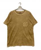 NIGEL CABOURNナイジェルケーボン）の古着「顔料染め9.5オンスPIGMENT Tシャツ」｜ベージュ