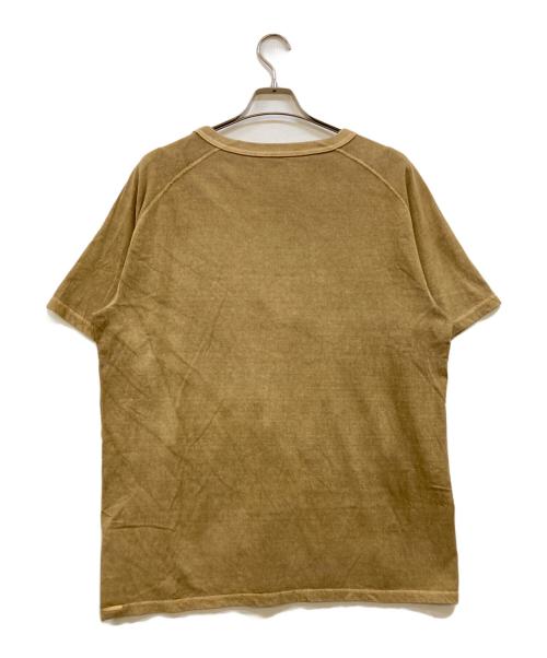 NIGEL CABOURN（ナイジェルケーボン）NIGEL CABOURN (ナイジェルケーボン) 顔料染め9.5オンスPIGMENT Tシャツ ベージュ サイズ:54の古着・服飾アイテム