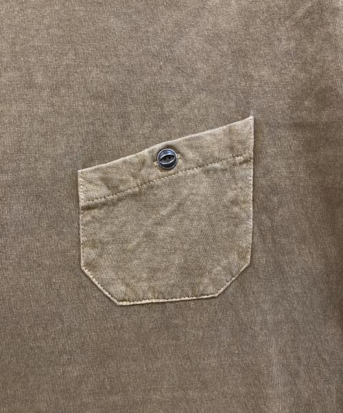 NIGEL CABOURN（ナイジェルケーボン）NIGEL CABOURN (ナイジェルケーボン) 顔料染め9.5オンスPIGMENT Tシャツ ベージュ サイズ:54の古着・服飾アイテム