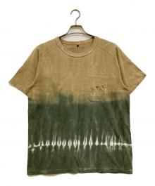 NIGEL CABOURN（ナイジェルケーボン）の古着「CHUSEN DYE/NEW BASIC T-SHIRT」｜ベージュ×カーキ