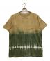 NIGEL CABOURN（ナイジェルケーボン）の古着「CHUSEN DYE/NEW BASIC T-SHIRT」｜ベージュ×カーキ