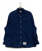 WTAPSダブルタップス）の古着「BD 04 LS COTTON DENIM」｜インディゴ