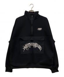APHRODITEGANG BUDSPOOL（アフロディーテギャングホールディングス）の古着「NORTHERN BLUE HALF ZIP TRACK JACKET」｜ブラック