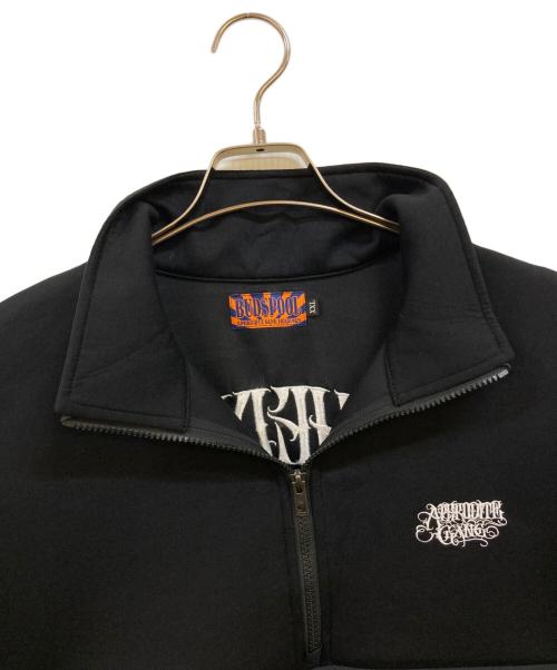 APHRODITEGANG BUDSPOOL（アフロディーテギャングホールディングス）APHRODITEGANG BUDSPOOL (アフロディーテギャングホールディングス) NORTHERN BLUE HALF ZIP TRACK JACKET ブラック サイズ:XXLの古着・服飾アイテム