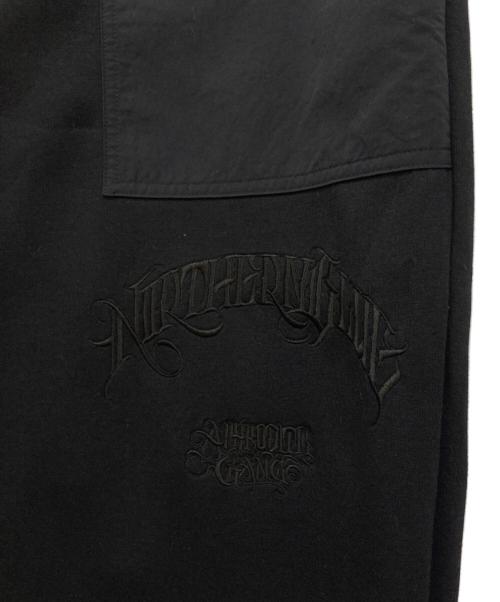 APHRODITEGANG BUDSPOOL（アフロディーテギャングホールディングス）APHRODITEGANG BUDSPOOL (アフロディーテギャングホールディングス) NORTHERN BLUE TRACK PANTS ブラック サイズ:Ｌの古着・服飾アイテム