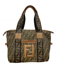FENDI（フェンディ）の古着「ズッカ柄 トートバッグ」｜ベージュ
