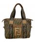 FENDI（フェンディ）の古着「ズッカ柄 トートバッグ」｜ベージュ
