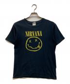 anvilアンヴィル）の古着「NIRVANA SMITH SMILE TEE」｜ネイビー