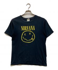 anvil（アンヴィル）の古着「NIRVANA SMITH SMILE TEE」｜ネイビー