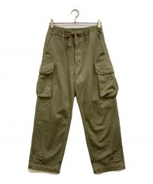 ORCIVAL（オーシバル）の古着「M-47Model ヘリンボーンカーゴパンツ」｜カーキ