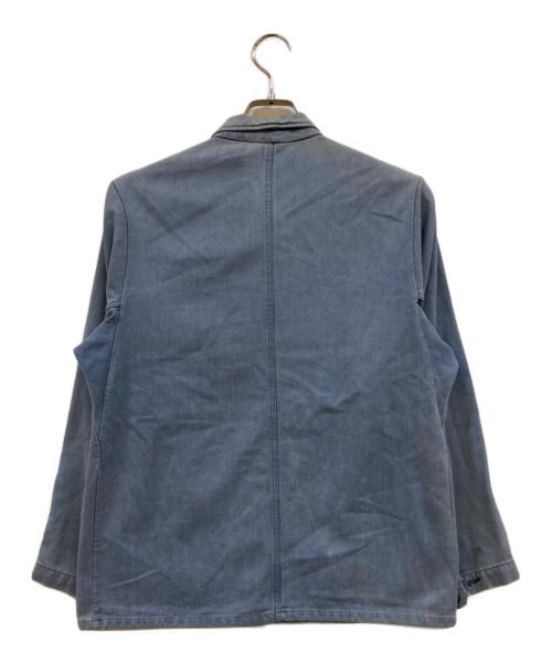 French Wrok（フレンチ ワーク）French Wrok (フレンチ ワーク) コットンツイルワークジャケット ブルー サイズ:46の古着・服飾アイテム