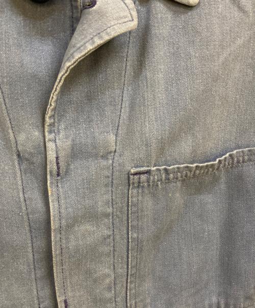 French Wrok（フレンチ ワーク）French Wrok (フレンチ ワーク) コットンツイルワークジャケット ブルー サイズ:46の古着・服飾アイテム