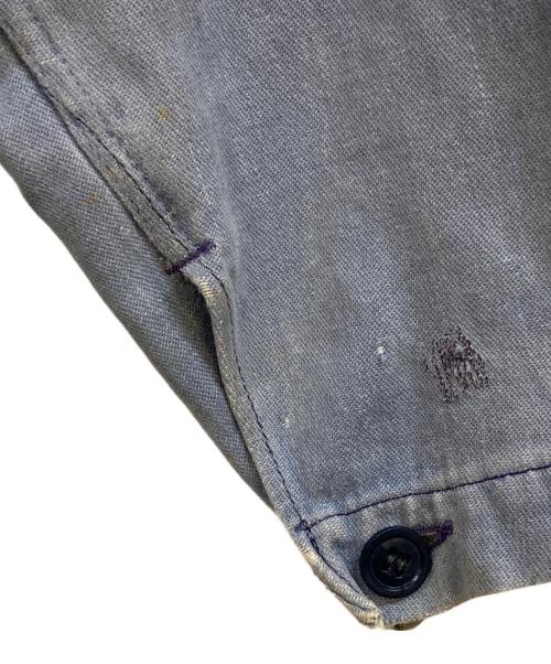 French Wrok（フレンチ ワーク）French Wrok (フレンチ ワーク) コットンツイルワークジャケット ブルー サイズ:46の古着・服飾アイテム