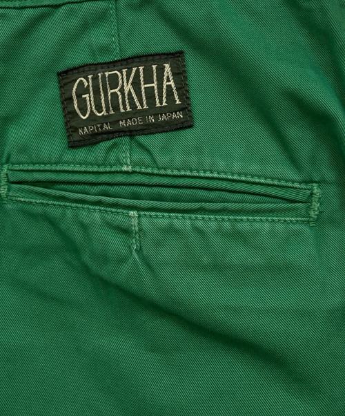 KAPITAL（キャピタル）KAPITAL (キャピタル) GURKHA PANTS グリーン サイズ:Sの古着・服飾アイテム
