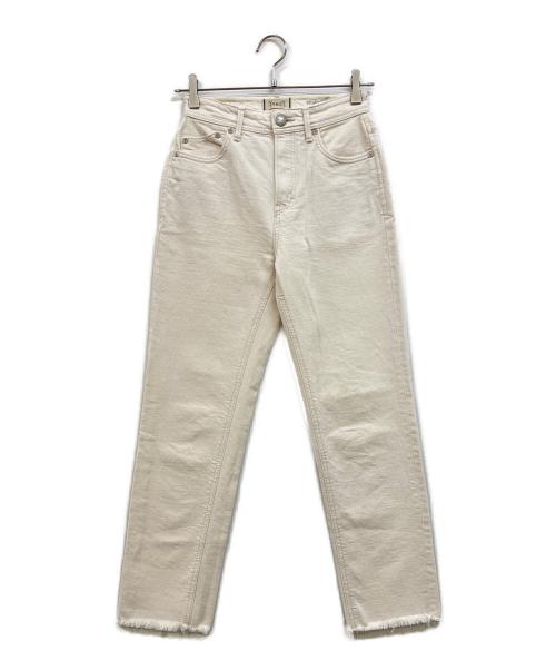 YANUK（ヤヌーク）YANUK (ヤヌーク) HIGH WAIST ANNETTE ホワイト サイズ:24の古着・服飾アイテム