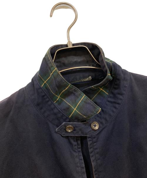 POLO RALPH LAUREN（ポロ・ラルフローレン）POLO RALPH LAUREN (ポロ・ラルフローレン) 80-90's ポニー刺繍 チンスト付 スイングトップ ネイビー サイズ:XLの古着・服飾アイテム