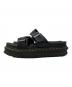 Dr.Martens (ドクターマーチン) MYLES ダブルストラップサンダル ブラック サイズ:UK5(24㎝)：8000円