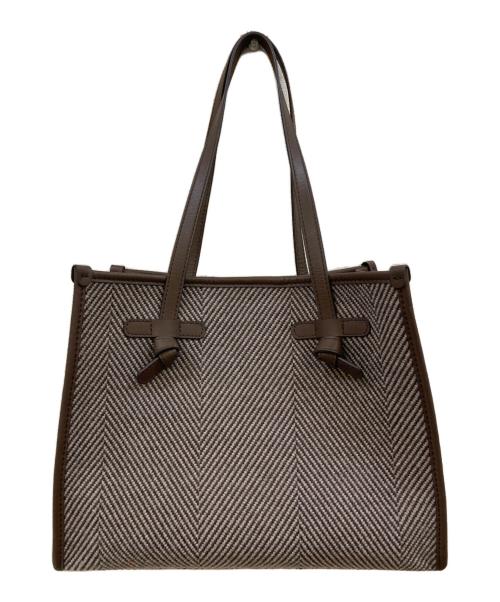 GIANNI CHIARINI（ジャンニ キアリーニ）GIANNI CHIARINI (ジャンニ キアリーニ) MARCELLA/トートバッグ S ブラウンの古着・服飾アイテム