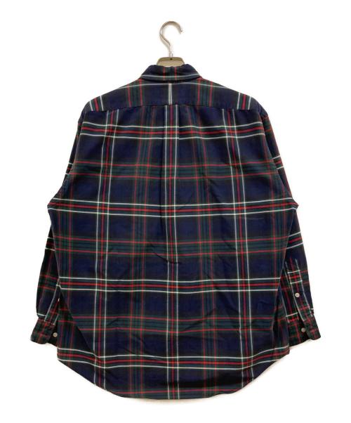 RALPH LAUREN（ラルフローレン）RALPH LAUREN (ラルフローレン) BIG SHIRT チェックシャツ ネイビー サイズ:Ｍの古着・服飾アイテム