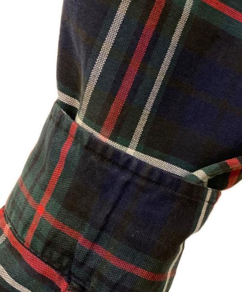 RALPH LAUREN（ラルフローレン）RALPH LAUREN (ラルフローレン) BIG SHIRT チェックシャツ ネイビー サイズ:Ｍの古着・服飾アイテム