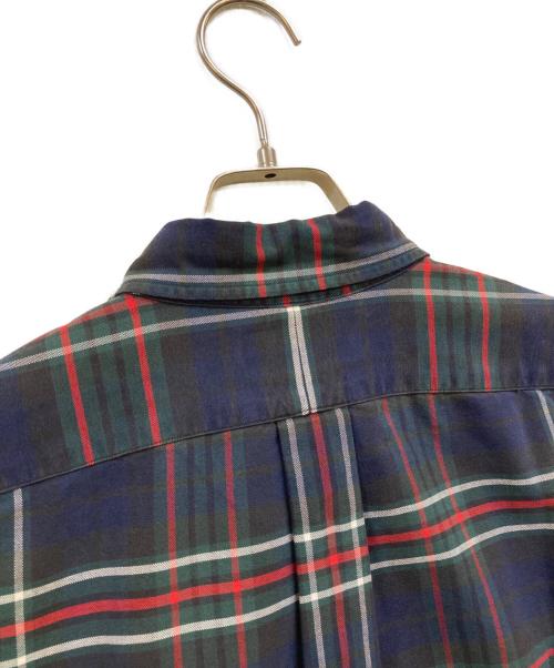RALPH LAUREN（ラルフローレン）RALPH LAUREN (ラルフローレン) BIG SHIRT チェックシャツ ネイビー サイズ:Ｍの古着・服飾アイテム