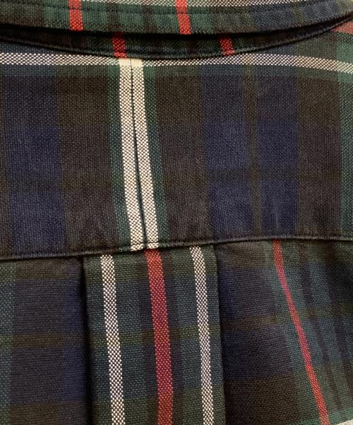 RALPH LAUREN（ラルフローレン）RALPH LAUREN (ラルフローレン) BIG SHIRT チェックシャツ ネイビー サイズ:Ｍの古着・服飾アイテム