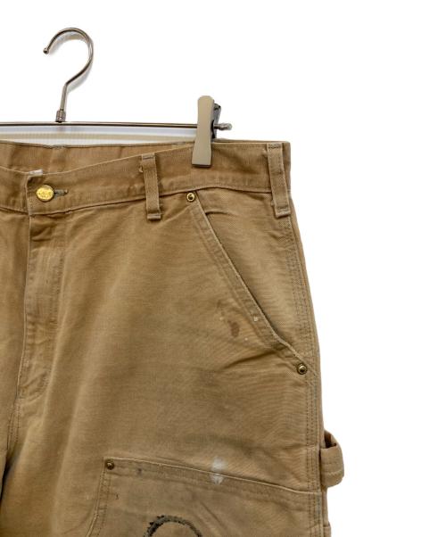 CarHartt（カーハート）CarHartt (カーハート) ダブルニーペインターパンツ ベージュ サイズ:38×30の古着・服飾アイテム
