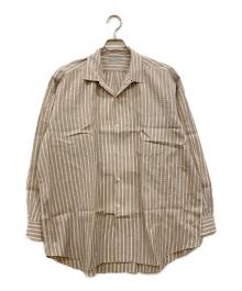 COMME des GARCONS HOMME（コムデギャルソン オム）の古着「総柄シャツ」｜ブラウン