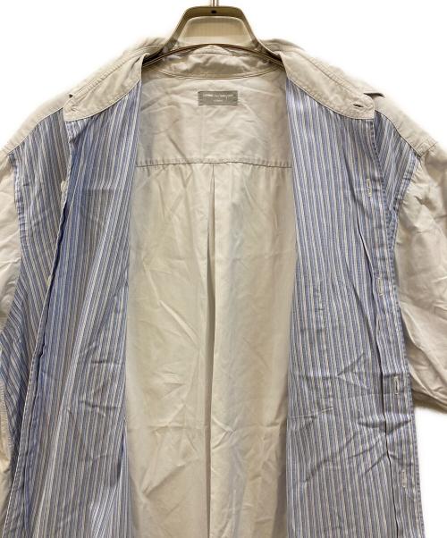 COMME des GARCONS HOMME（コムデギャルソン オム）COMME des GARCONS HOMME (コムデギャルソン オム) 切替ストライプシャツ ブルー×グレー サイズ:-の古着・服飾アイテム
