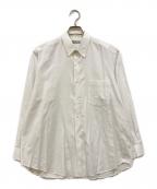 COMME des GARCONS HOMMEコムデギャルソン オム）の古着「プレーンシャツ」｜ホワイト