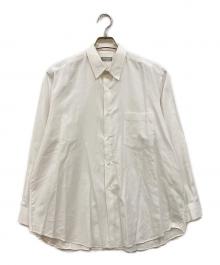 COMME des GARCONS HOMME（コムデギャルソン オム）の古着「プレーンシャツ」｜ホワイト