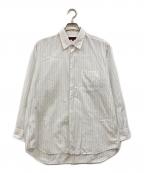 COMME des GARCONS HOMME DEUXコムデギャルソン オム ドゥ）の古着「ストライプシャツ」｜ホワイト