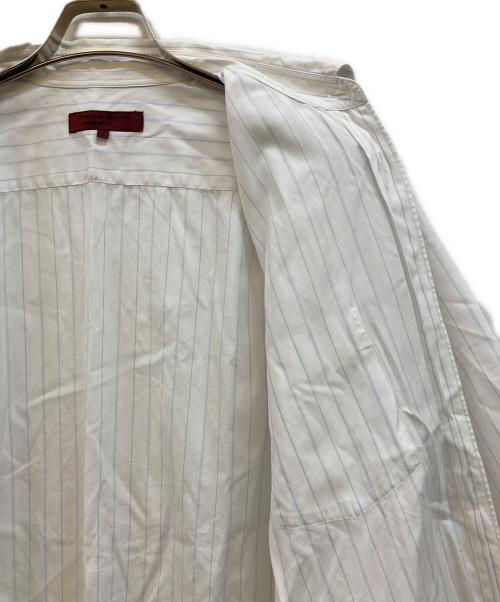 COMME des GARCONS HOMME DEUX（コムデギャルソン オム ドゥ）COMME des GARCONS HOMME DEUX (コムデギャルソン オム ドゥ) ストライプシャツ ホワイト サイズ:Ｌの古着・服飾アイテム