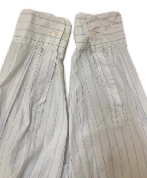 COMME des GARCONS HOMME DEUX（コムデギャルソン オム ドゥ）COMME des GARCONS HOMME DEUX (コムデギャルソン オム ドゥ) ストライプシャツ ホワイト サイズ:Ｌの古着・服飾アイテム