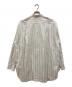 COMME des GARCONS HOMME (コムデギャルソン オム) オープンカラーストライプシャツ ホワイト サイズ:-：25000円