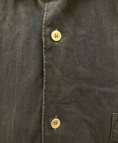 COMME des GARCONS HOMME PLUS（コムデギャルソンオムプリュス）COMME des GARCONS HOMME PLUS (コムデギャルソンオムプリュス) 切替カラー半袖シャツ ブラック サイズ:- (実寸参照)の古着・服飾アイテム