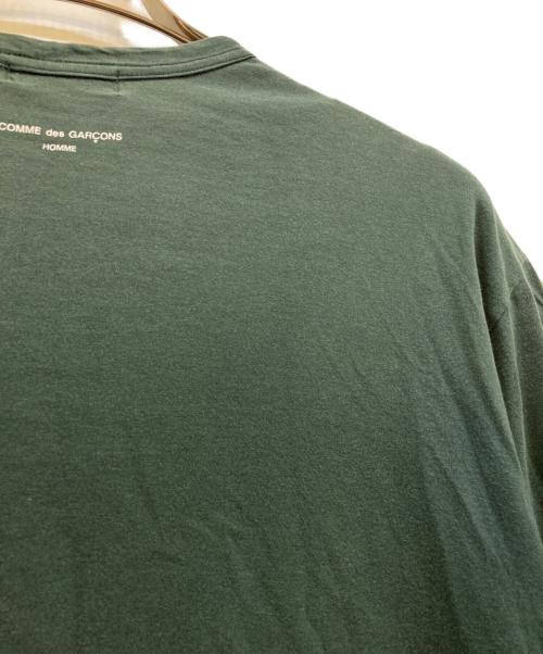COMME des GARCONS HOMME（コムデギャルソン オム）COMME des GARCONS HOMME (コムデギャルソン オム) プレーンカットソー グリーン サイズ:- (実寸参照)の古着・服飾アイテム