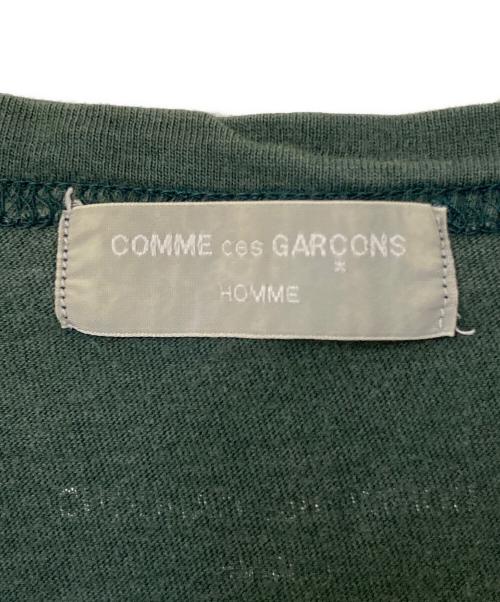 COMME des GARCONS HOMME（コムデギャルソン オム）COMME des GARCONS HOMME (コムデギャルソン オム) プレーンカットソー グリーン サイズ:- (実寸参照)の古着・服飾アイテム