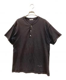 COMME des GARCONS HOMME（コムデギャルソン オム）の古着「ヘンリーネックカットソー」｜ブラック