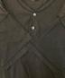 中古・古着 COMME des GARCONS HOMME (コムデギャルソン オム) ヘンリーネックカットソー ブラック サイズ:- (実寸参照)：10000円