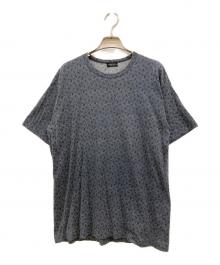 COMME des GARCONS HOMME PLUS（コムデギャルソンオムプリュス）の古着「総柄Tシャツ」｜ネイビー