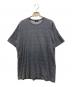 COMME des GARCONS HOMME PLUS（コムデギャルソンオムプリュス）の古着「総柄Tシャツ」｜ネイビー