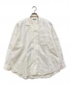 COMME des GARCONS HOMMEコムデギャルソン オム）の古着「オープンカラーシャツ」｜ホワイト