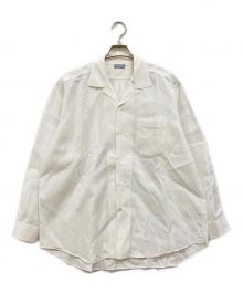 COMME des GARCONS HOMME（コムデギャルソン オム）の古着「オープンカラーシャツ」｜ホワイト