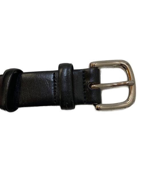 COMME des GARCONS HOMME（コムデギャルソン オム）COMME des GARCONS HOMME (コムデギャルソン オム) レザーベルト ブラック サイズ:78の古着・服飾アイテム